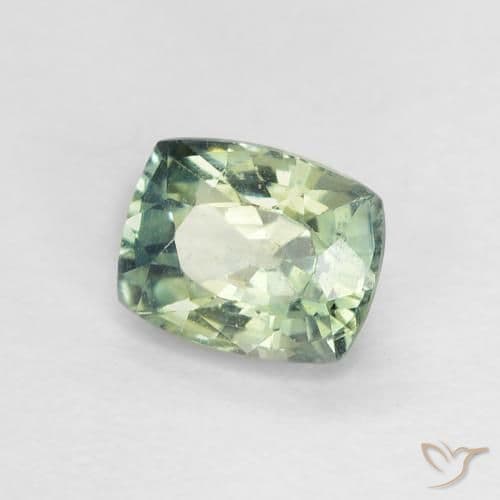 0.62ct Natural Multicolor Sapphire, Cushion Cut, 5.1x4 mm