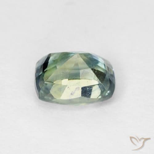0.62ct Natural Multicolor Sapphire, Cushion Cut, 5.1x4 mm