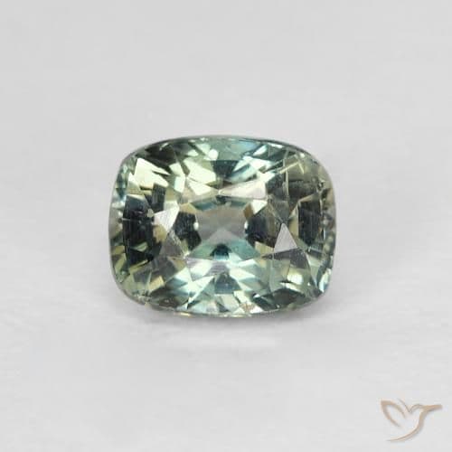 0.79ct Natural Multicolor Sapphire, Cushion Cut, 5.2x4.2 mm