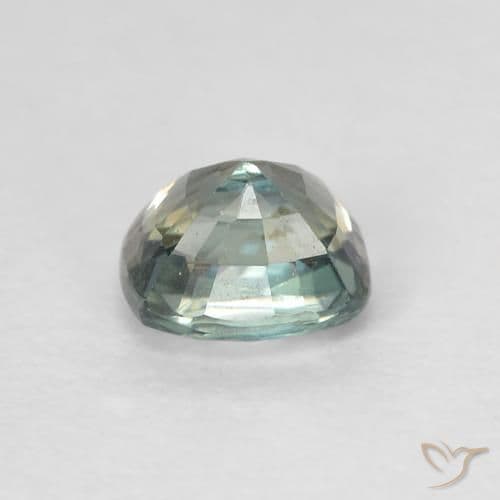 0.79ct Natural Multicolor Sapphire, Cushion Cut, 5.2x4.2 mm