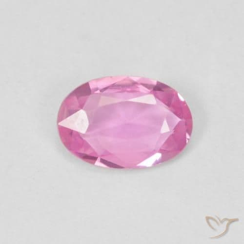 0.44ct Natural Intense Pink Sapphire, Oval Cut, 6x4.1 mm