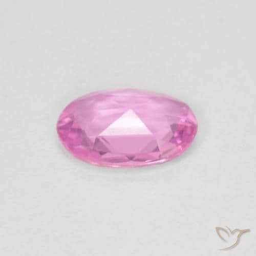 0.44ct Natural Intense Pink Sapphire, Oval Cut, 6x4.1 mm