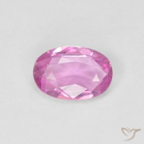 0.47ct Natural Purple Pink Sapphire, Oval Cut, 6x4.1 mm