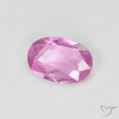 0.47ct Natural Purple Pink Sapphire, Oval Cut, 6x4.1 mm