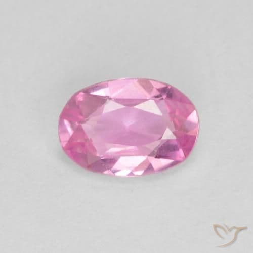 0.48ct Natural Hot Pink Sapphire, Oval Cut, 6x4.2 mm