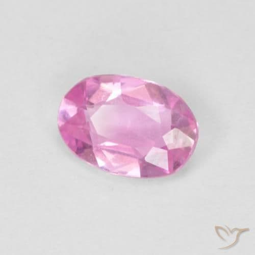 0.48ct Natural Hot Pink Sapphire, Oval Cut, 6x4.2 mm