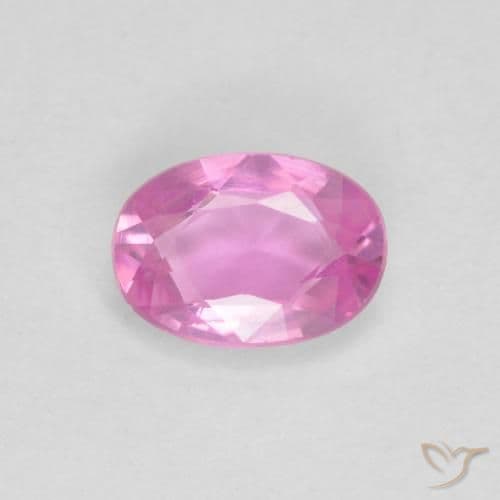 0.52ct Natural Hot Pink Sapphire, Oval Cut, 5.9x4.3 mm
