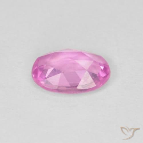 0.52ct Natural Hot Pink Sapphire, Oval Cut, 5.9x4.3 mm