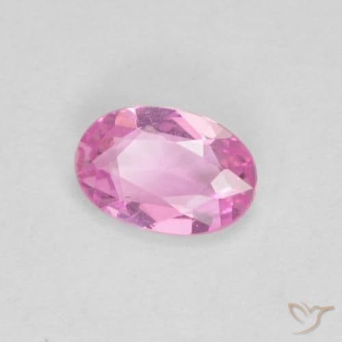 0.45ct Natural Pink Sapphire, Oval Cut, 5.9x4 mm
