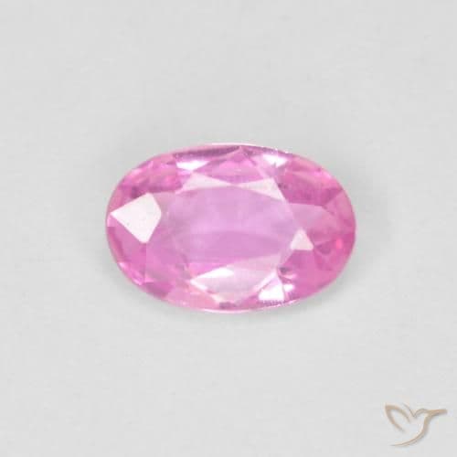 0.44ct Natural Hot Pink Sapphire, Oval Cut, 5.9x4 mm
