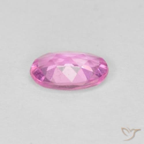 0.44ct Natural Hot Pink Sapphire, Oval Cut, 5.9x4 mm