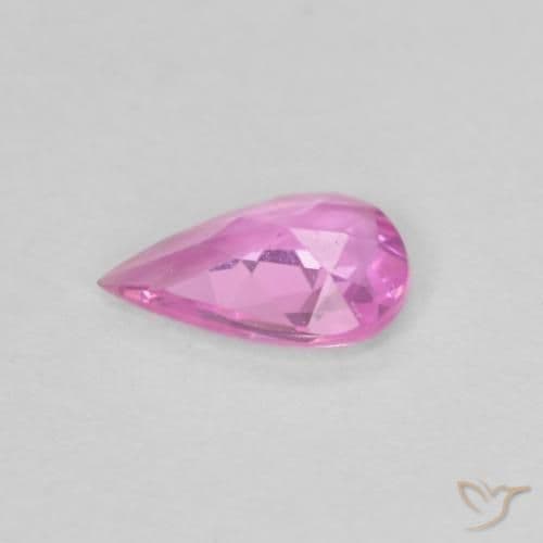 0.31ct Intense Purple Sapphire, Pear Shape, 5.9x3.9 mm