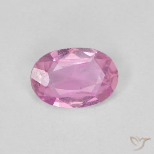 0.52ct Natural Magenta-Pink Sapphire, Oval Cut, 5.7x4.1 mm