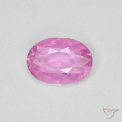 0.37ct Natural Intense Purple Sapphire, Oval Cut, 5.6x4 mm