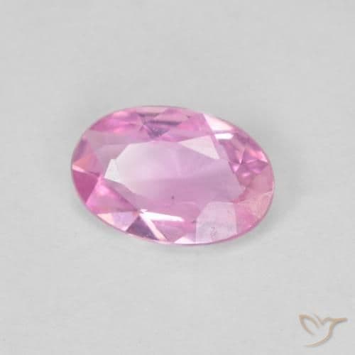0.40ct Bright Pinkish Purple Sapphire, Oval Cut, 6x4 mm