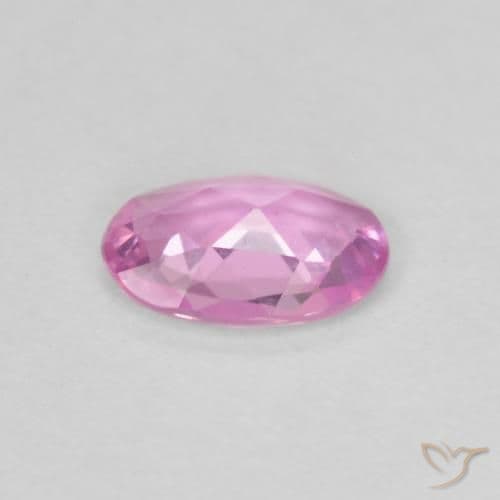 0.40ct Bright Pinkish Purple Sapphire, Oval Cut, 6x4 mm