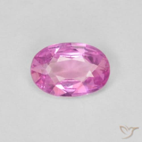 0.40ct Natural Intense Purple Sapphire, Oval Cut, 5.8x4 mm