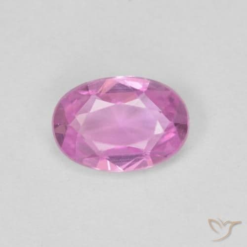 0.43ct Bright Pinkish Purple Sapphire, Oval Cut, 5.7x4 mm