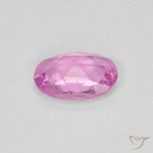 0.43ct Bright Pinkish Purple Sapphire, Oval Cut, 5.7x4 mm