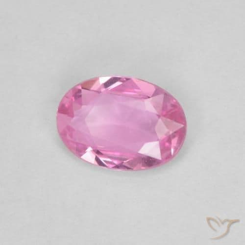 0.40ct Natural Medium Pink Sapphire, Oval Cut, 5.8x4.1 mm
