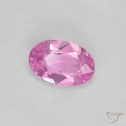0.41ct Natural Medium Pink Sapphire, Oval Cut, 5.8x3.9 mm