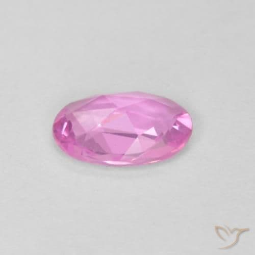 0.39ct Natural Royal Purple Pink Sapphire, Oval Cut, 6x4 mm