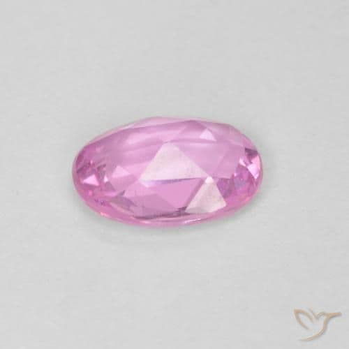 0.46ct Natural Medium Pink Sapphire, Oval Cut, 5.9x4.2 mm