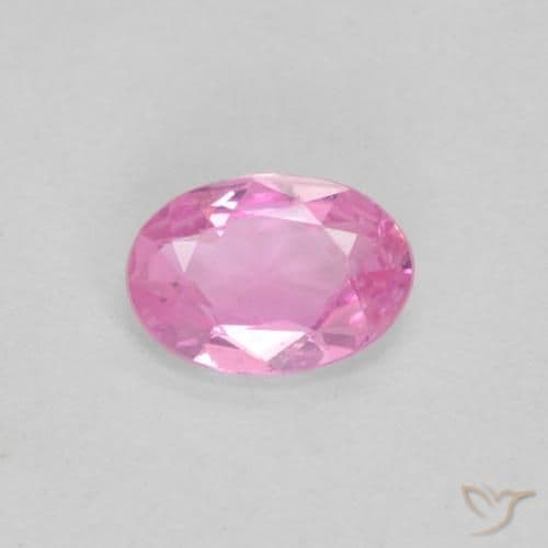0.38ct Royal Purple Pink Sapphire, Oval Cut, 5.7x4 mm