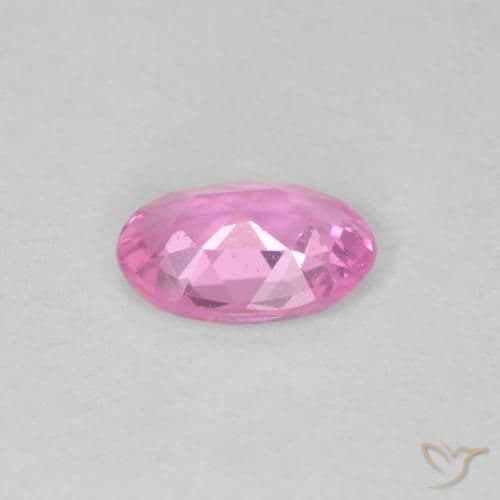 0.38ct Royal Purple Pink Sapphire, Oval Cut, 5.7x4 mm