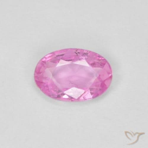 0.36ct Royal Purple Pink Sapphire, Oval Cut, 5.7x3.9 mm