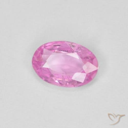 0.36ct Royal Purple Pink Sapphire, Oval Cut, 5.7x3.9 mm