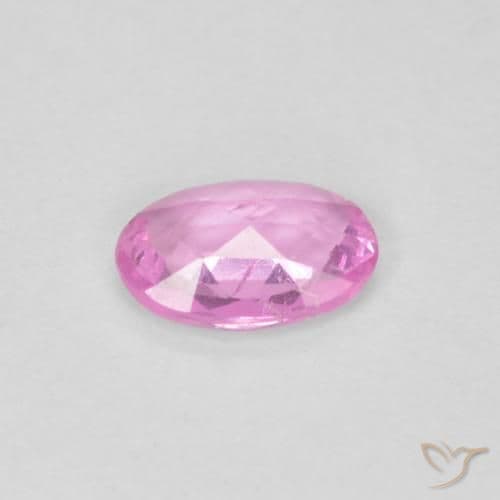 0.36ct Royal Purple Pink Sapphire, Oval Cut, 5.7x3.9 mm
