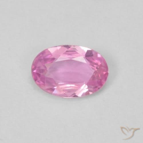0.36ct Natural Deep Pink Sapphire, Oval Cut, 5.7x4 mm
