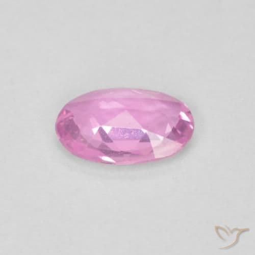 0.36ct Natural Deep Pink Sapphire, Oval Cut, 5.7x4 mm