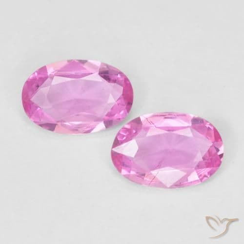 0.75ct Natural Pink Sapphire, Oval Cut, 6.1x4.1 mm