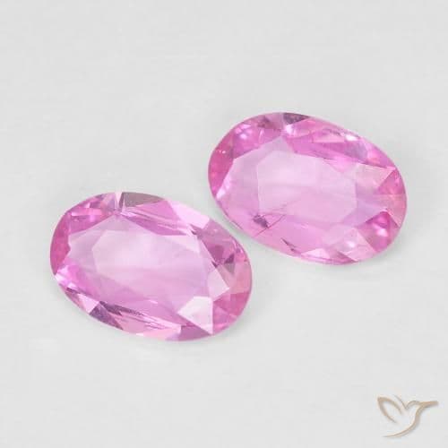0.75ct Natural Pink Sapphire, Oval Cut, 6.1x4.1 mm