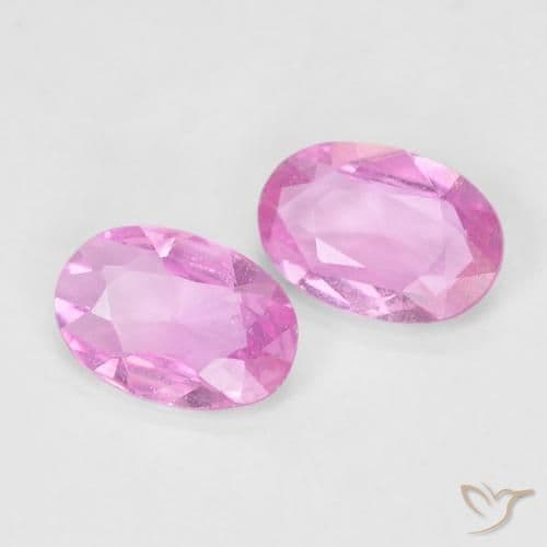 0.85ct Natural Light Pink Sapphire, Oval Cut, 6.1x4.1 mm