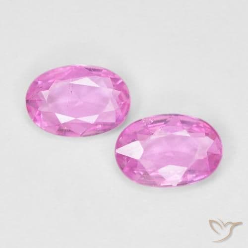 0.72ct Natural Hot Pink Sapphire, Oval Cut, 5.8x3.9 mm