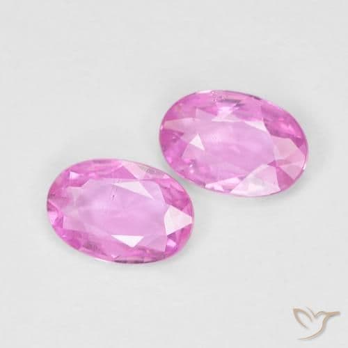0.72ct Natural Hot Pink Sapphire, Oval Cut, 5.8x3.9 mm