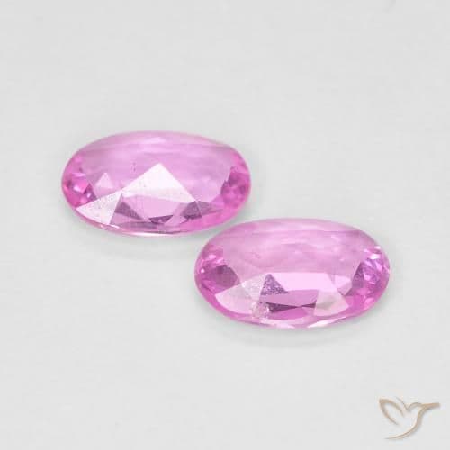 0.72ct Natural Hot Pink Sapphire, Oval Cut, 5.8x3.9 mm