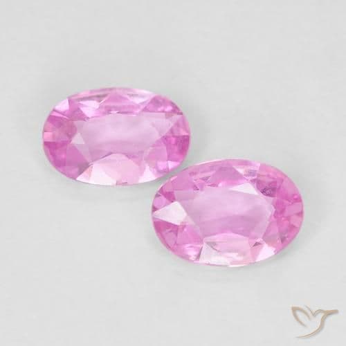 0.72ct Natural Purple-Pink Sapphire, Oval Cut, 5.6x4 mm