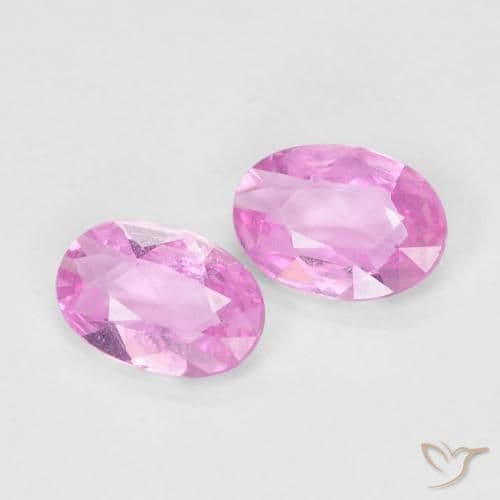 0.72ct Natural Purple-Pink Sapphire, Oval Cut, 5.6x4 mm