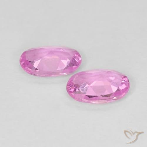 0.72ct Natural Purple-Pink Sapphire, Oval Cut, 5.6x4 mm