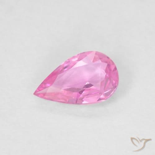 0.32ct Natural Purple-Pink Sapphire, Pear Shape, 5.8x3.9 mm