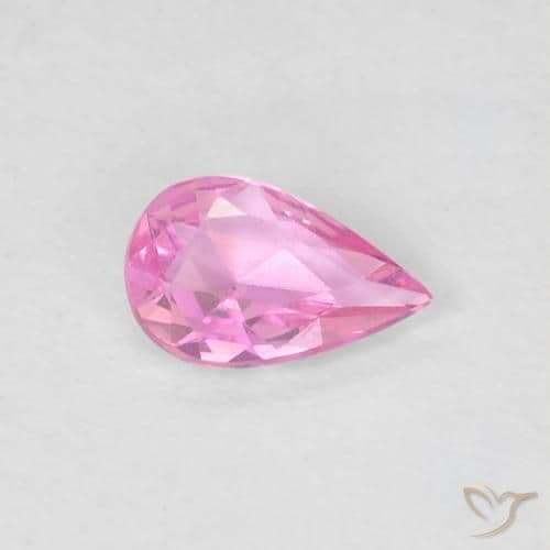 0.32ct Natural Purple-Pink Sapphire, Pear Shape, 5.8x3.9 mm