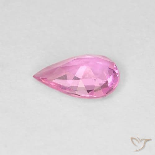 0.32ct Natural Purple-Pink Sapphire, Pear Shape, 5.8x3.9 mm