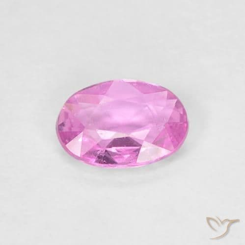 0.40ct Natural Purple-Pink Sapphire, Oval Cut, 5.6x4 mm