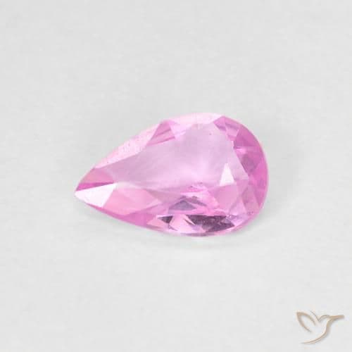 0.29ct Natural Purple-Pink Sapphire, Pear Shape, 5.8x3.8 mm