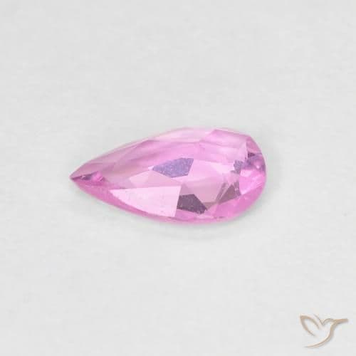 0.29ct Natural Purple-Pink Sapphire, Pear Shape, 5.8x3.8 mm