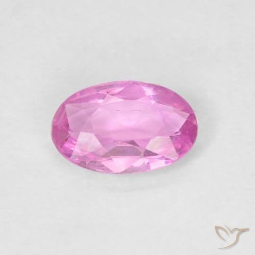 0.46ct Bright Pinkish Purple Sapphire, Oval Cut, 6.1x4 mm